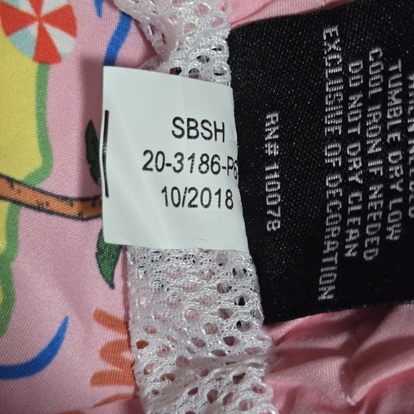 Edgar + Ash Men's Colorful Pink Hawaii Swim Trunks Shorts Size Large - Picture 7 of 9